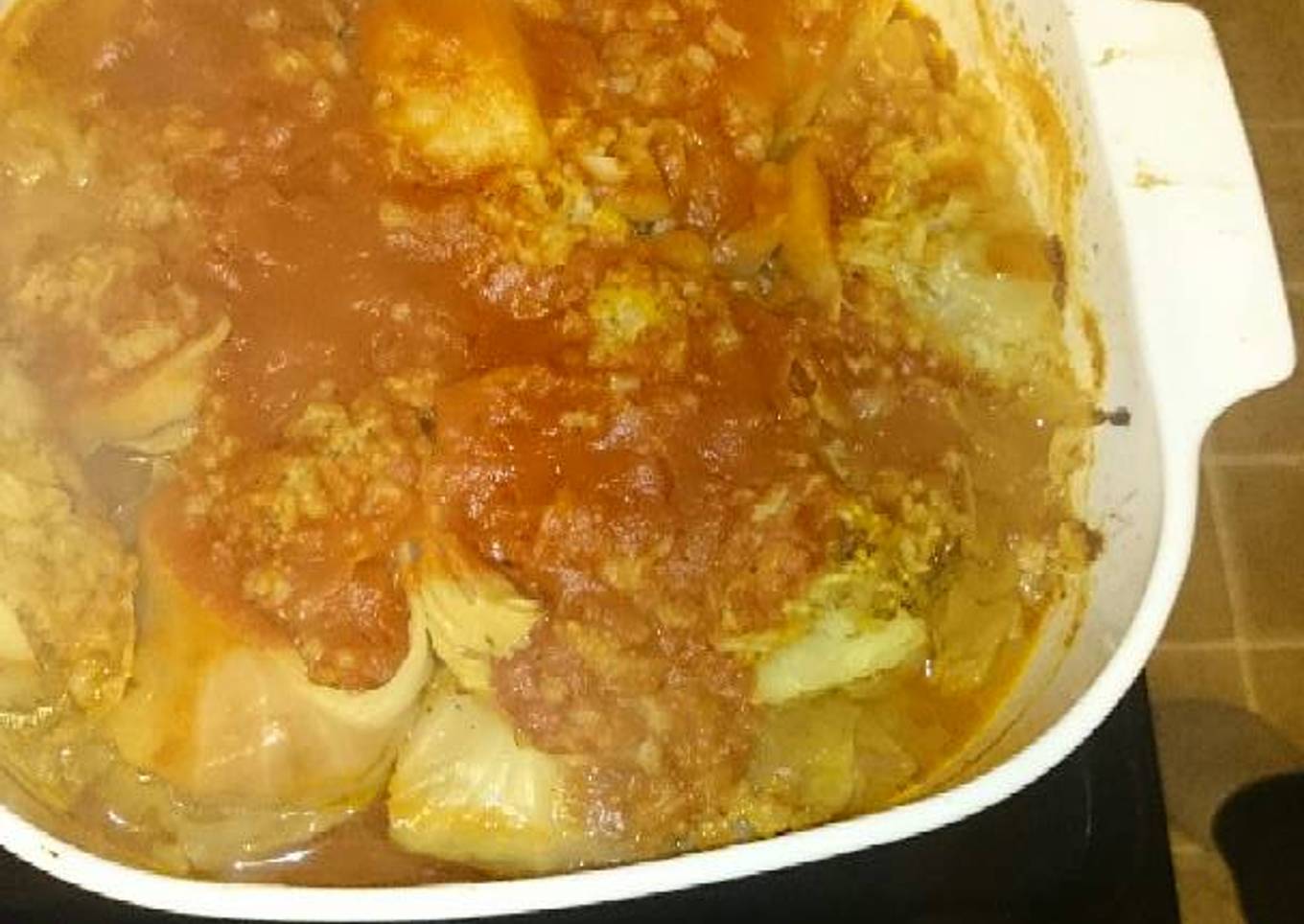 Stuffed cabbage rolls