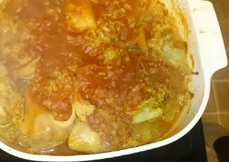 Recipe: Appetizing Stuffed cabbage rolls
