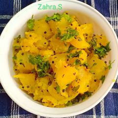 Dry Aloo sabzi A picture of Dry Aloo sabzi.