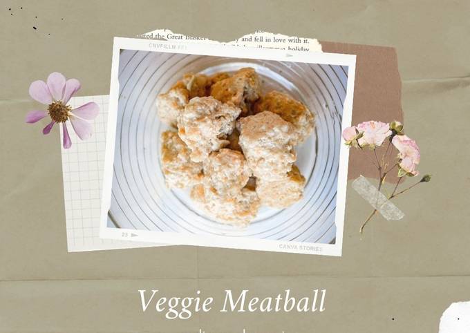 Ini dia! Cara gampang memasak Veggie Meatball yang nikmat
