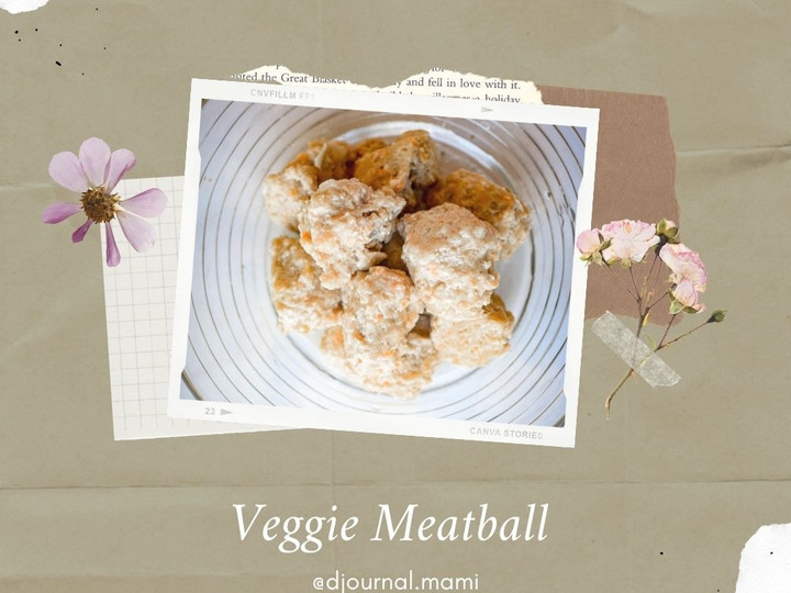 Ini dia! Cara gampang memasak Veggie Meatball yang nikmat