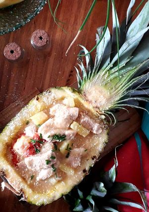 Foto di Bocconcini di pollo ananas e latte di cocco (Giusy Schingaro)