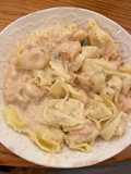 Classic chicken pasta Alfredo