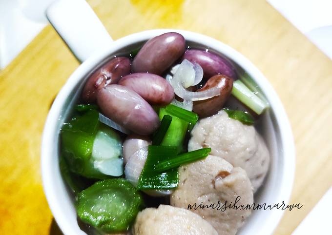 Resep Sup/Bening Baso Oyong Kacang Merah | Simpel tapi seger #516³⁴ Anti Gagal