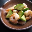 Cucumber & Prawns with Kimchi Flavoured Sauce