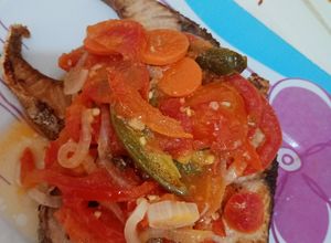 Una foto de Bacalao a la Veracruzana