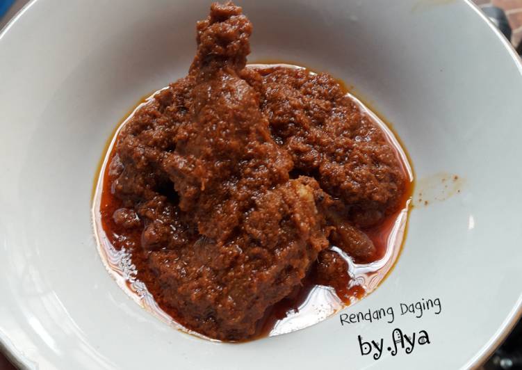 Cara memasak Rendang Daging #BikinRamadanBerkesan nikmat