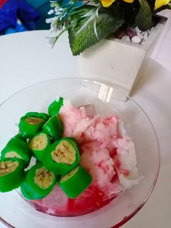 Foto resep Es pisang ijo