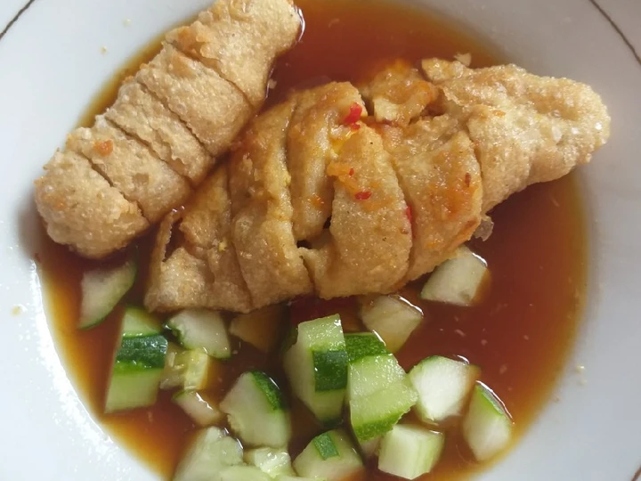 Langkah Gampang Membikin Resep  12.Pempek Dos (Ebi) yang Menggugah Selera, Bisa Manjain Lidah