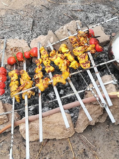 عکسی از دستور جوجه چیلی کره ای