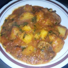 A picture of Stewed Irish gizzards.