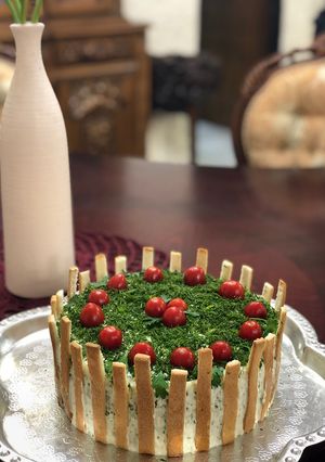 عکسی از دستور کیک مرغ