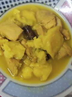 صورة لوصفة بطاطا حلوة بالدجاج 🍠🍠🍠
