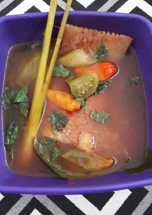 Foto resep Pindang ikan kakap merah
