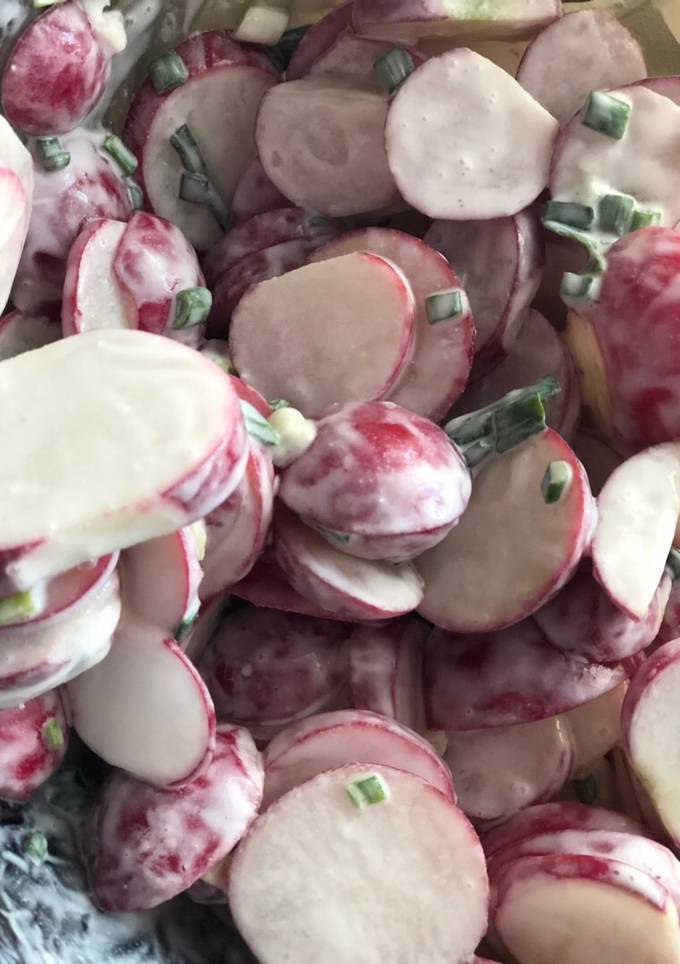 Салат из редиски