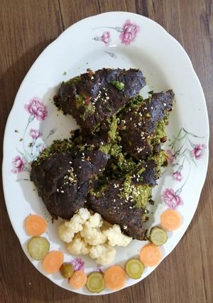 عکسی از دستور کوکو سبزی