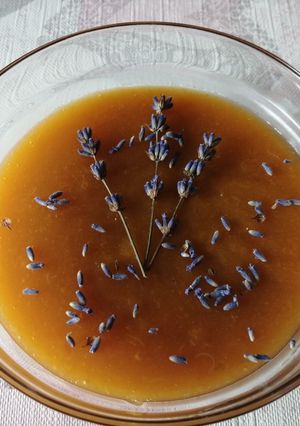 Rebarbarás sárgabarack lekvár levendulával recept fotója