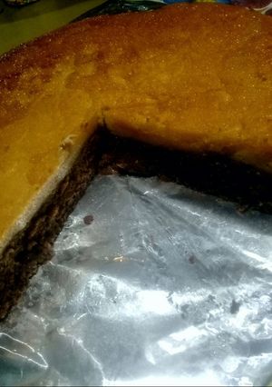 Una foto de Pastel imposible / Chocoflan