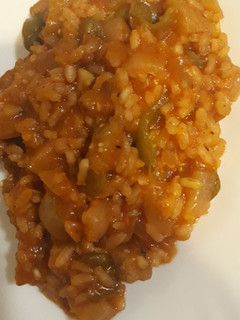 Una foto de Arroz meloso con verduras