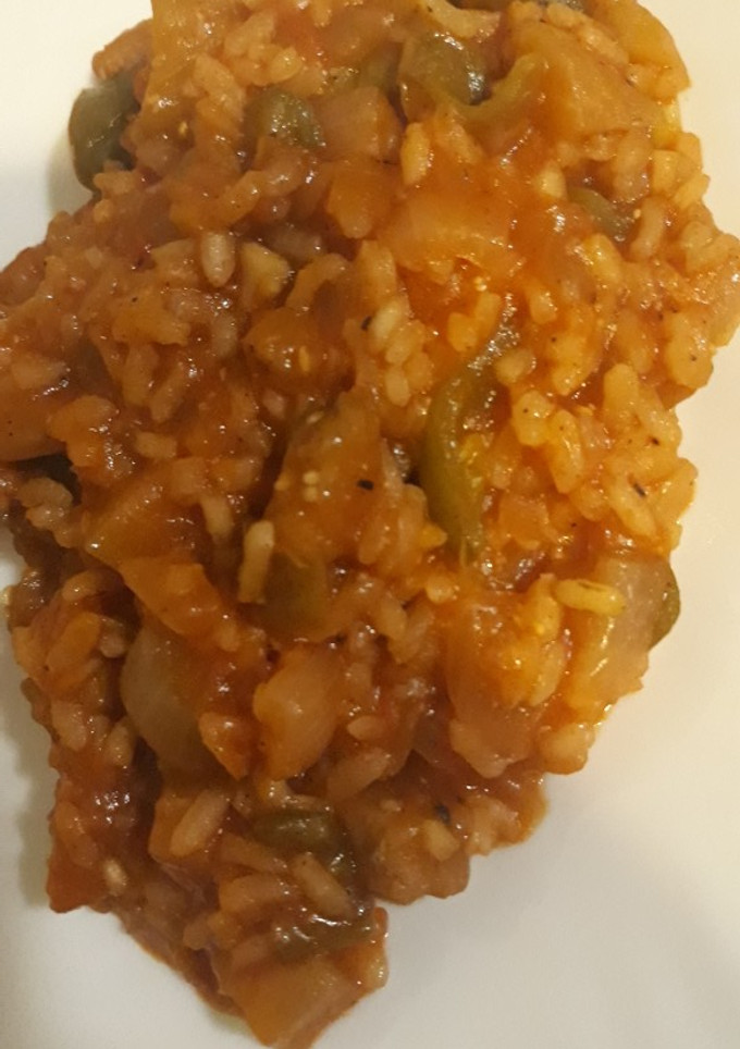 Una foto de Arroz meloso con verduras