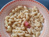 Fideos con salsa de jugo de tomate fácil y rápido 🍅🍝