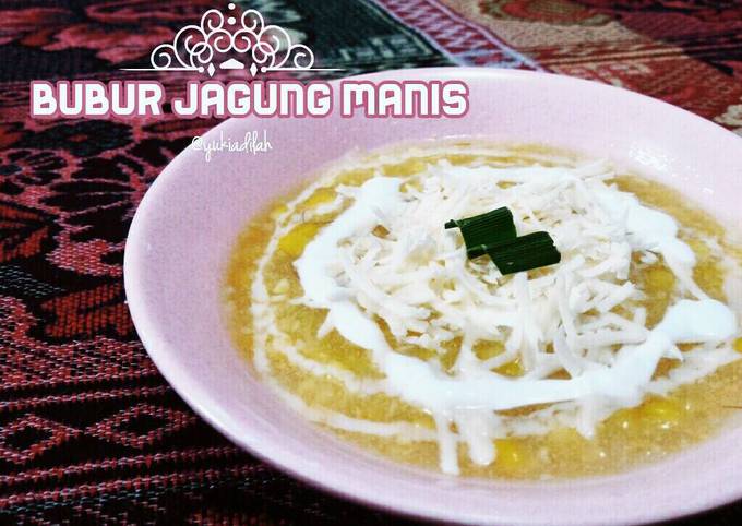 Bubur Jagung Manis (Sederhana)