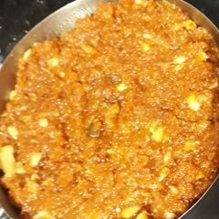 A picture of Gajar halwa.