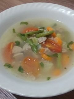 Foto resep • Sayur Sop Bakso