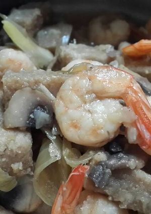 Foto resep Udang menjes saus mentega