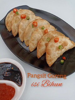 Foto resep Pangsit goreng isi bihun 🧡🍜