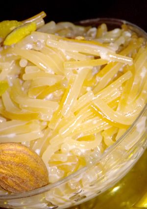 A picture of Sev biranj {mithi sevayi}.