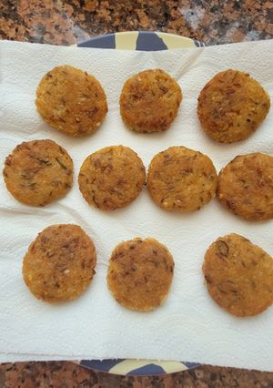 A picture of Left Over Rice Cutlets.
