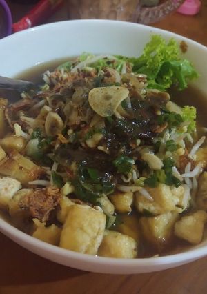 Foto resep Lontong mie