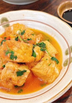 Hình của món Đậu om cà chua.