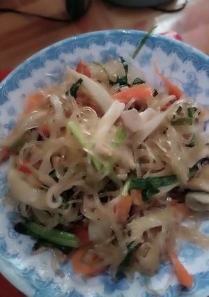 Hình của món Miến xào.