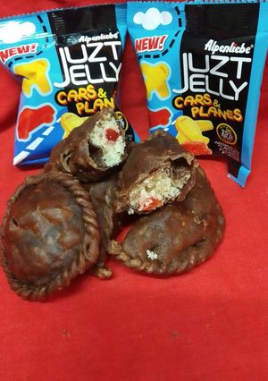 A picture of Chocolate gujhiya.