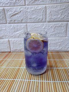 Foto resep Teh Telang Lemon Selasih
