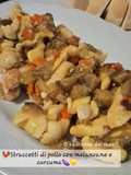 🐓Straccetti Di Pollo Con Melanzane E Curcuma🍆💛