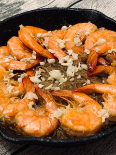 鮮蝦粉絲煲 的食譜成品照片