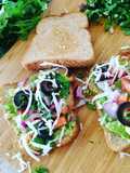 Dad's Avocado Veggie Sandwich