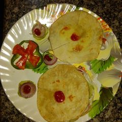 A picture of Pizza (homemade).