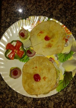 A picture of Pizza (homemade).