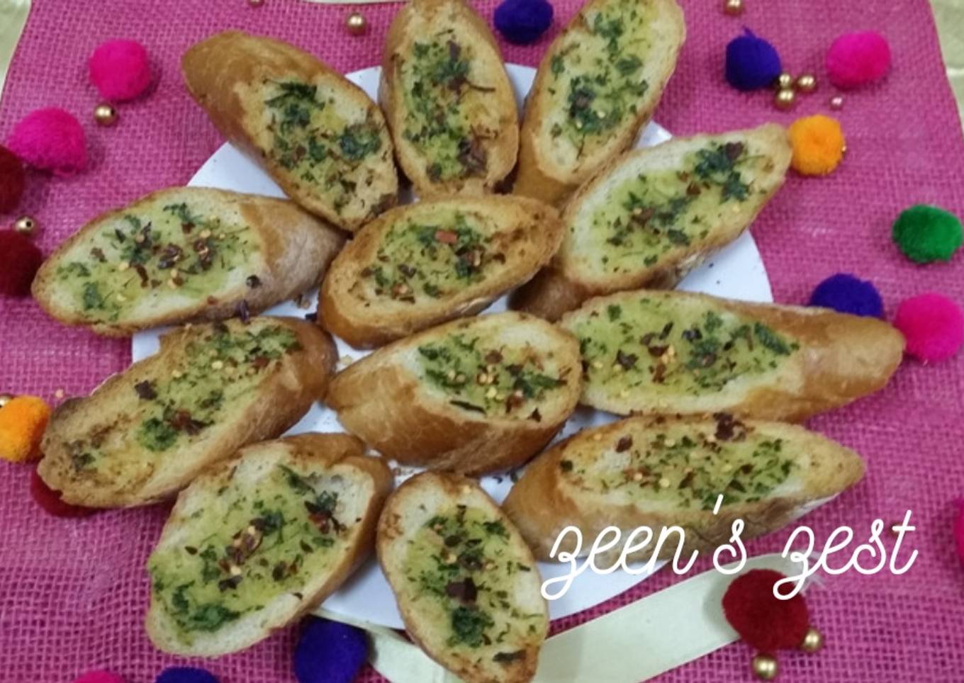 Baked Garlic Bread