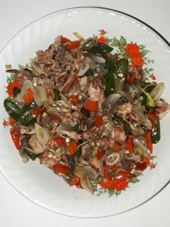 Foto resep Cumi Asin Oseng Mercon