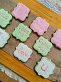 Matcha Cookies with Royal İcing