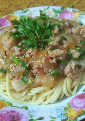 Hình của món Mì Spaghetti.