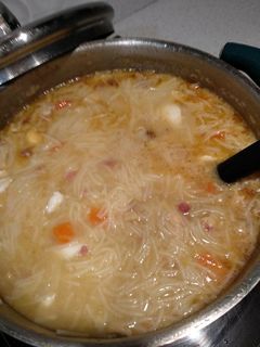 Una foto de Sopa de picadillo