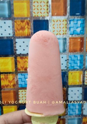 Foto resep Es Loli Yoghurt Buah 🍉 (Camilan anak 2-5 tahun)