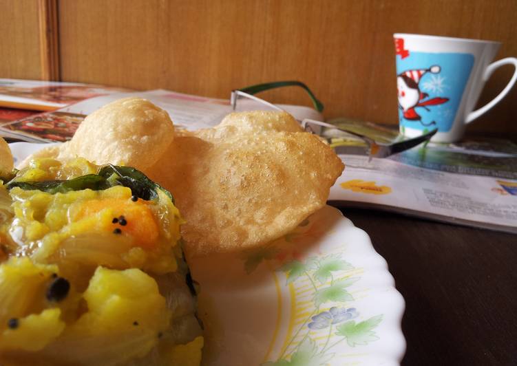 Steps to Make Any-night-of-the-week Poori Bajji - Kerala Restaurant Style