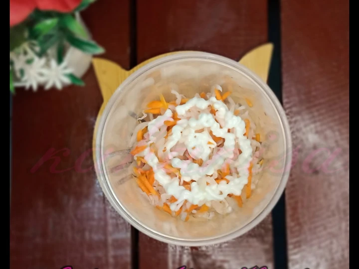 Langkah Gampang Membikin Resep  Salad super simple ala hokb3n yang Menggugah Selera, Bisa Manjain Lidah